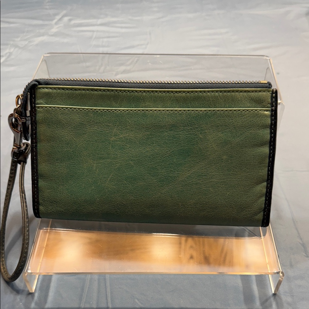 Coach Legacy vintage Two-Tone Leather Wristlet - Picture 5 of 6